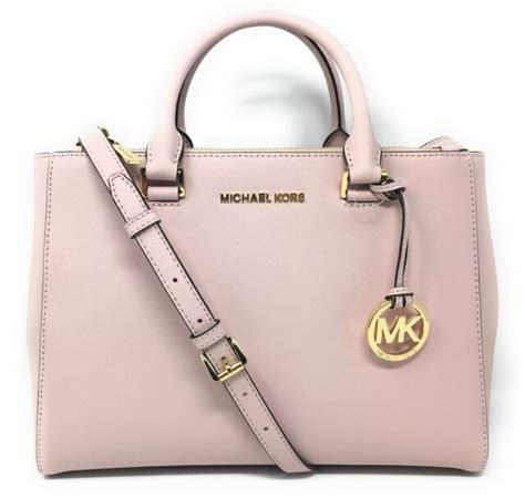 michael kors small saffiano leather satchel - blossom